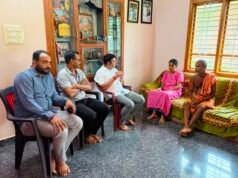 ಬಂಟ್ವಾಳ; ಬಸ್ ನಿಲ್ದಾಣದಲ್ಲಿ ಹತ್ಯೆಯಾದ ಲಾವಣ್ಯ ಮನೆಗೆ ಶಾಸಕ ಹರೀಶ್ ಪೂಂಜ ಭೇಟಿ