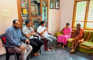 ಬಂಟ್ವಾಳ; ಬಸ್ ನಿಲ್ದಾಣದಲ್ಲಿ ಹತ್ಯೆಯಾದ ಲಾವಣ್ಯ ಮನೆಗೆ ಶಾಸಕ ಹರೀಶ್ ಪೂಂಜ ಭೇಟಿ