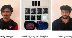 ಮಂಗಳೂರು ಸಿಸಿಬಿ ಪೊಲೀಸರ ಭರ್ಜರಿ ಕಾರ್ಯಾಚರಣೆ: ಮಾದಕ ವಸ್ತು ಎಂಡಿಎಂಎ ಸಾಗಾಟ ಮಾಡುತ್ತಿದ್ದ ಬೆಳ್ತಂಗಡಿಯ ಇಬ್ಬರ ಸೆರೆ- 5 ಕೋಟಿ 20 ಲಕ್ಷ ಮೌಲ್ಯದ 5 ಕೆಜಿ 196 ಗ್ರಾಂ ಎಂಡಿಎಂಎ ವಶ