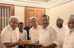 ಆರೋಗ್ಯ ಸಚಿವ ಯು.ಟಿ. ಖಾದರ್ ಧರ್ಮಸ್ಥಳ ಭೇಟಿ