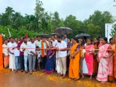 ಪಾರಂಕಿ; ಶಾಸಕ ಹರೀಶ್ ಪೂಂಜ ಅವರಿಂದ ಕಾಂಕ್ರೀಟ್ ರಸ್ತೆ ಉದ್ಘಾಟನೆ