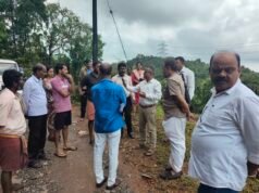 ಅಳದಂಗಡಿ ವಿವಾದಿತ ಗಣಿಗಾರಿಕಾ ಪ್ರದೇಶಕ್ಕೆ ತಹಶೀಲ್ದಾರ್ ಭೇಟಿ ಪರಿಶೀಲನೆ