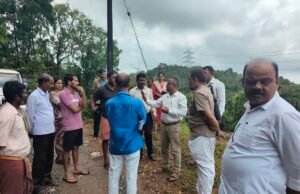 ಅಳದಂಗಡಿ ವಿವಾದಿತ ಗಣಿಗಾರಿಕಾ ಪ್ರದೇಶಕ್ಕೆ ತಹಶೀಲ್ದಾರ್ ಭೇಟಿ ಪರಿಶೀಲನೆ