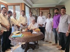 ಶ್ರೀ ರಾಘವೇಂದ್ರ ಸೇವಾ ಪ್ರತಿಷ್ಠಾನದ ವತಿಯಿಂದ ಧರ್ಮಸ್ಥಳ ಧರ್ಮಾಧಿಕಾರಿಗಳ ಭೇಟಿ