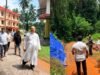ಮಳೆಯಿಂದ ಹಾನಿಗೀಡಾದ ಬಿಷಪ್ ಹೌಸ್, ಮುಂಡಾಜೆ ಚರ್ಚ್ ಗೆ ಶಾಸಕ ಹರೀಶ್ ಪೂಂಜ ಭೇಟಿ