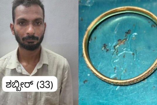 ಬಂಟ್ವಾಳ ಅಜ್ಜಿಯ ಚಿನ್ನದ ಬಳೆ ಅಪಹರಿಸಿದ ಮೊಮ್ಮಗ ನ ಬಂಧನ