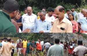 ಅಳದಂಗಡಿ: ವಿವಾದಿತ ಕಲ್ಲು ಗಣಿಗಾರಿಕಾ ಪ್ರದೇಶಕ್ಕೆ ಗಣಿ ಇಲಾಖೆಯ ಅಧಿಕಾರಿಗಳ ಭೇಟಿ ಪರಿಶೀಲನೆ