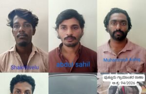 ಅಂತರ್ ರಾಜ್ಯ ಕಳ್ಳತನ ಪ್ರಕರಣ: ನಾಲ್ವರು ಆರೋಪಿಗಳ ಬಂಧನ