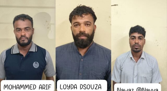 ಮಂಗಳೂರು ಸಿಸಿಬಿ ಪೊಲೀಸರ ಕಾರ್ಯಾಚರಣೆ: 24 ಲಕ್ಷ ಮೌಲ್ಯದ MDMA ವಶ, ಮೂವರ ಬಂಧನ.