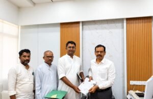 ಬೆಳ್ತಂಗಡಿ ಯೋಜನಾ ಪ್ರಾಧಿಕಾರ ರಚನೆಗೆನಗರಾಭಿವೃದ್ಧಿ ಪ್ರಾಧಿಕಾರಗಳ ಆಯುಕ್ತ ಶಿವಾನಂದ ಕಾಪಶಿ ಹಾಗೂ ನಗರ ಗ್ರಾಮಾಂತರ ಯೋಜನಾ ಆಯುಕ್ತರಿಗೆ ರಕ್ಷಿತ್ ಶಿವರಾಂ ಮನವಿ
