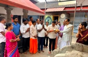 ಪ್ರಧಾನಮಂತ್ರಿ ನರೇಂದ್ರ ಮೋದಿಯವರ ಜನ್ಮದಿನ ಶಾಸಕ ಹರೀಶ್ ಪೂಂಜರವರಿಂದ ಗರ್ಡಾಡಿ ನಂದಿಬೆಟ್ಟ ಶ್ರೀ ನಂದಿಕೇಶ್ವರ ದೇವಸ್ಥಾನದಲ್ಲಿ ವಿಶೇಷ ಪೂಜೆ