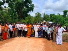ವೇಣೂರು: ಶಾಸಕ ಹರೀಶ್ ಪೂಂಜರಿಂದ ಕಾಂಕ್ರಿಟ್ ರಸ್ತೆ ಕಾಮಗಾರಿಗಳಿಗೆ ಶಿಲಾನ್ಯಾಸ, ಸಾರ್ವಜನಿಕ ರಿಕ್ಷಾ ತಂಗುದಾಣದ ಉದ್ಘಾಟನೆ