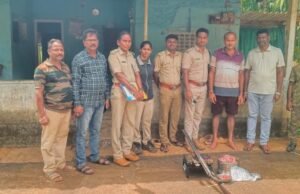 ಬೆಳ್ತಂಗಡಿ : ಕಾಡುಹಂದಿ ಬೇಟೆಯಾಡಿ ಮಾಂಸ ದಾಸ್ತಾನು- ಓರ್ವ ಆರೋಪಿ ಬಂಧನ