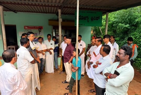 ಡಾ. ಪ್ರದೀಪ್ ಅವರ ಆರೋಗ್ಯ ಕ್ಲಿನಿಕ್ಗೆ ಶಾಸಕ ಹರೀಶ್ ಪೂಂಜ ಭೇಟಿ: ದುಷ್ಕರ್ಮಿಗಳ ವಿರುದ್ಧ ಕಟ್ಟುನಿಟ್ಟಿನ ಕ್ರಮಕ್ಕೆ ಆಗ್ರಹ