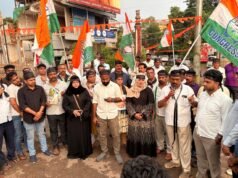 ಮತಗಳ್ಳತನ ಹಾಗೂ ಪೊಲೀಸ್ ದಬ್ಬಾಳಿಕೆ ಖಂಡಿಸಿ ಬೆಳ್ತಂಗಡಿಯಲ್ಲಿ ಬ್ಲಾಕ್ ಕಾಂಗ್ರೆಸ್ನಿಂದ ಕಪ್ಪು ಪಟ್ಟಿ ಧರಿಸಿ ತುರ್ತು ಪ್ರತಿಭಟನೆ