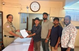ನಾವೂರು ಪ್ರಕರಣ ಕಾಂಗ್ರೆಸ್ ಪಕ್ಷ ಹಾಗೂ ನಾಯಕರ ವಿರುದ್ಧ ಅಪಪ್ರಚಾರಕ್ಕೆ ಯುವ ಕಾಂಗ್ರೆಸ್ ನಿಂದ ಪೊಲೀಸ್ ಠಾಣೆಗೆ ದೂರು