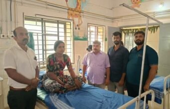 ಸೌತಡ್ಕ: ಮಹಿಳೆಯ ಮೇಲಿನ ದೌರ್ಜನ್ಯ ಖಂಡಿಸಿ ಯುವವಾಹಿನಿ ಬೆಳ್ತಂಗಡಿ ಘಟಕದ ಮುಖಂಡರ ಭೇಟಿ