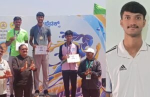 ರಾಜ್ಯ ಮಟ್ಟದ ದಸರಾ ಕ್ರೀಡಾಕೂಟ ಮುಂಡಾಜೆಯ ತೇಜಲ್ ಗೆ ದಾಖಲೆಯೊಂದಿಗೆ ಚಿನ್ನದ ಪದಕ