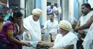 ಧರ್ಮಸ್ಥಳದಲ್ಲಿ ಶರನ್ನವರಾತ್ರಿ ಉತ್ಸವ ಸಂಪನ್ನಸಹಸ್ರಾರು ಮುತ್ತೈದೆಯರಿಗೆ ವಸ್ತ್ರ ಪ್ರಸಾದ ವಿತರಣೆ – ಭಕ್ತಿ, ಸಂಗೀತಾರಾಧನೆ ಯೊಂದಿಗೆ ನವರಾತ್ರಿ ಸಂಭ್ರಮ