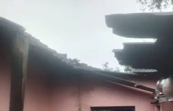 ಆರಂಬೋಡಿ ಮನೆಗೆ ಸಿಡಿಲು ಬಡಿದು ವ್ಯಾಪಕ ಹಾನಿ ಮಹಿಳೆಗೆ ಗಂಭಿರ ಗಾಯ